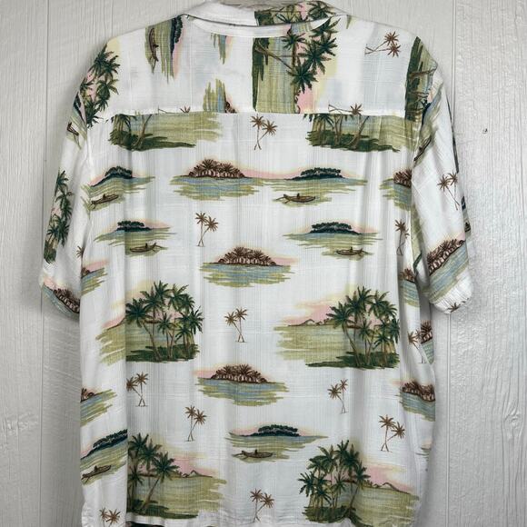 Caribbean Hawaiian shirt men’s 3XB 
tropical print palm trees - Picture 6 of 6
